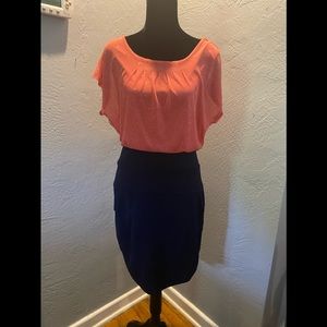 One piece pull on dress.